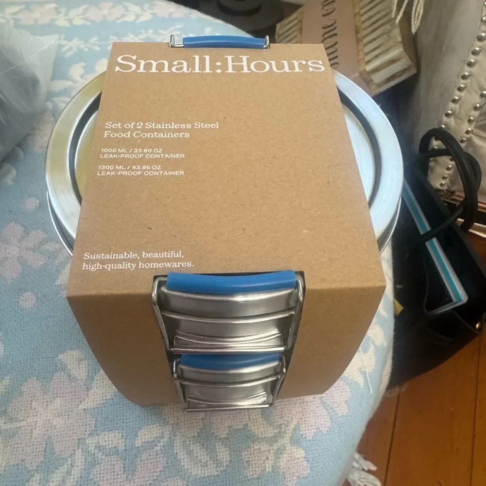 NEW! *Small Hours* Stainless Steel Food Containers